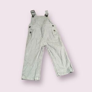 Hanna Andersson Toddler Light Blue Corduroy Overalls Size 2T